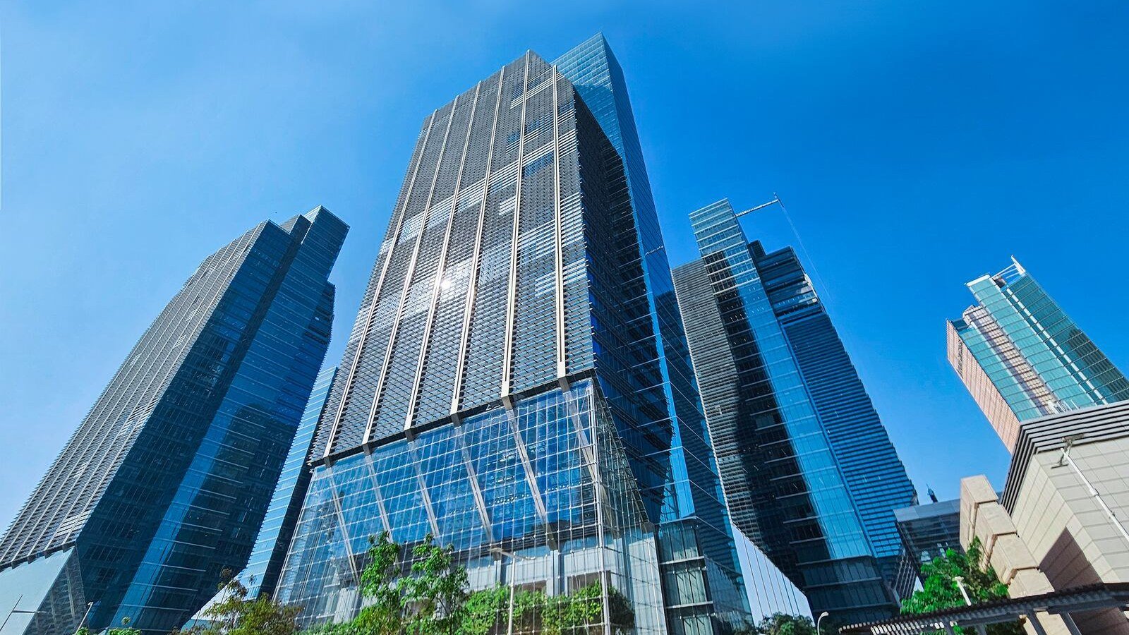 Glass office towers at Abu Dhabi Global Market on Al Maryah Island, where 2PointZero Group has its headquarters