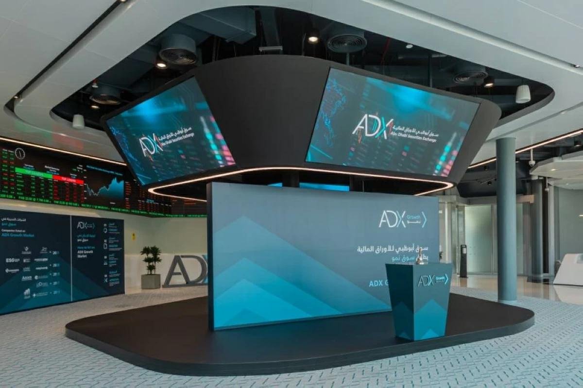 Trading floor of the Abu Dhabi Securities Exchange