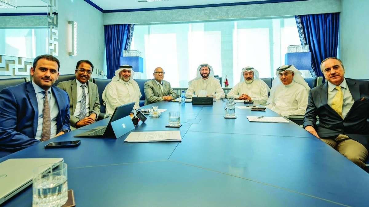 Al Mahhar Holding board members seated around a meeting table
