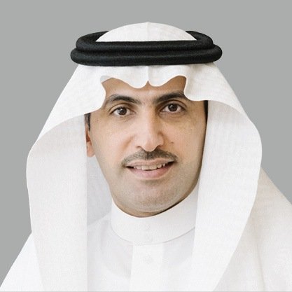 Al Rajhi Bank Managing Director and Chief Executive Officer Waleed Abdullah Al-Mogbel in a white ghutra