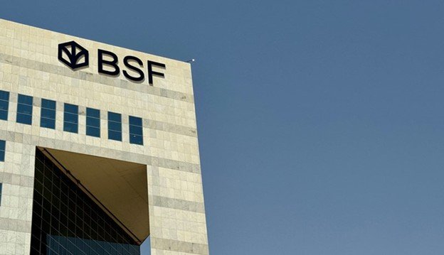 Banque Saudi Fransi building with BSF signage
