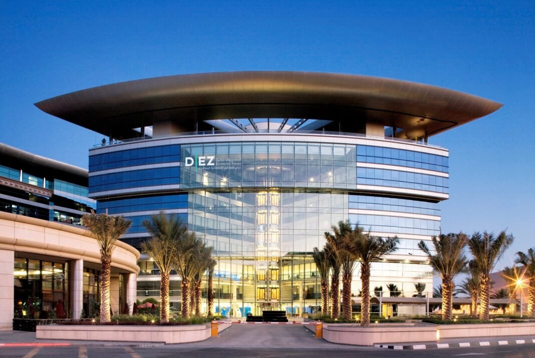 The Dubai Integrated Economic Zones Authority headquarters building in Dubai