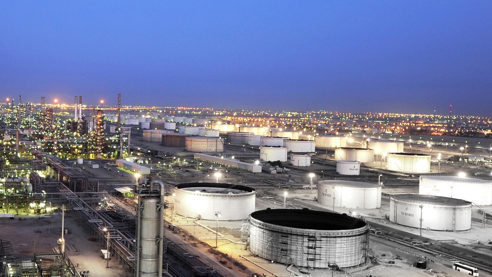 Mina Al Ahmadi refinery in Kuwait's Ahmadi region